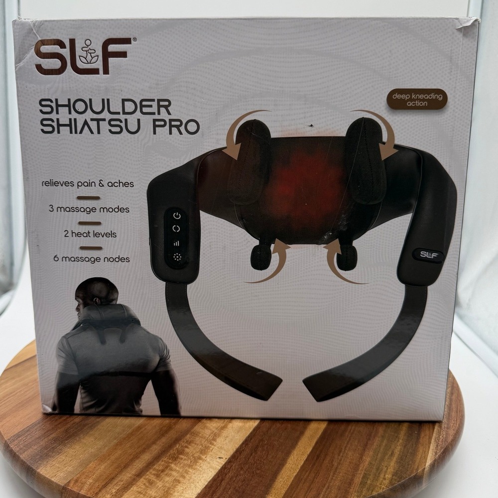 SLF Shoulder Shiatsu Pro Neck and Back‎ Massager with Heat 3 Modes